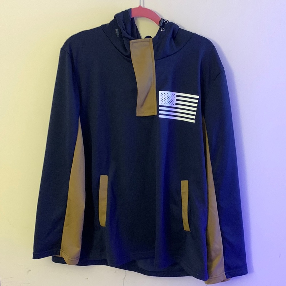 Patriotic Half zip Hoodie